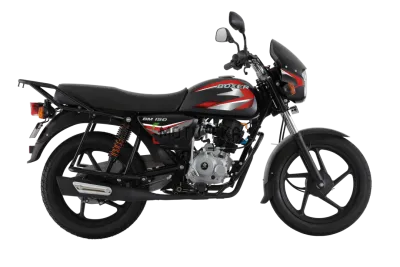 Мотоцикл дорожный BAJAJ (Баджадж) Boxer 150 UG чёрный/красный с ПТС
