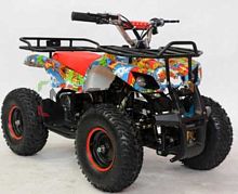 Электроквадроцикл детский Мотомир NITRO 1000W комикс (машинокомплект)