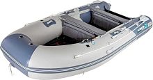 Лодка ПВХ GLADIATOR (Гладиатор) E 380 PRO светло-серый/тёмно-серый