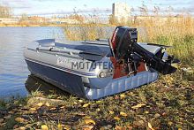 Лодка ПВХ ФЛАГМАН DK 320 серый/синий