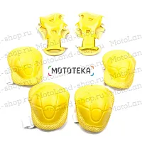 Защита детская (комплект) HE05044 (M) желтая