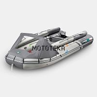 Лодка ПВХ GLADIATOR (Гладиатор) E 380 X PRO чёрный/бирюзовый