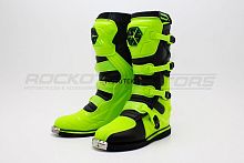 Мотоботы кроссовые SCOYCO (Скойко) MBM006 лайм/чёрный 41