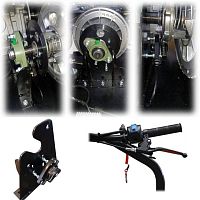 Комплект дисковых тормозов для мотобуксировщика Рыбак