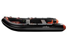 Лодка РИБ (RIB) Admiral (Адмирал) 380 - красно-черная