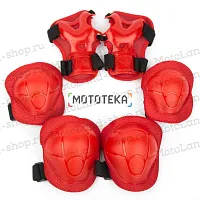 Защита детская (комплект) HE05044 (M) красная