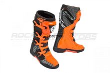Мотоботы кроссовые SCOYCO (Скойко) MBM009 оранжевый/чёрный 44