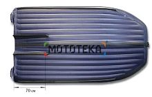 Лодка ПВХ ФЛАГМАН DK 350 Jet серый/синий