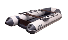 Лодка ПВХ SibRiver (Сибривер) Hatanga (Хатанга) - 350 НДНД светло-серый/тёмно-серый