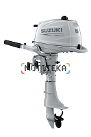 Лодочный мотор SUZUKI (Сузуки) DF6AS белый