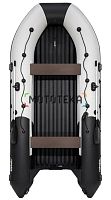 Лодка ПВХ Ривьера 4300 НДНД Киль чёрный/светло-серый